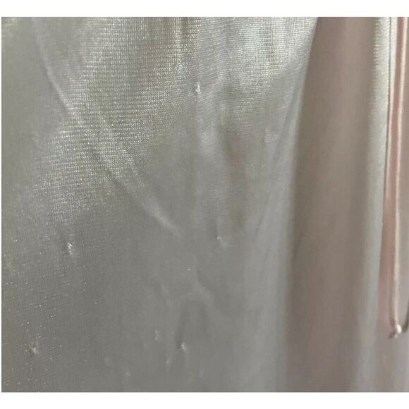 Vintage Victorian Style Light Pink Lace Trim Womens Intimates Slip Night Gown - Picture 3 of 9